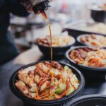 bowl of teriyaki chicken