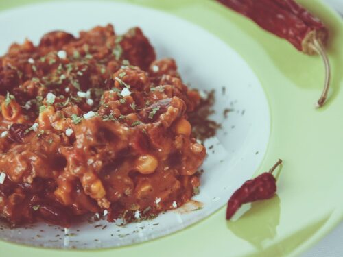 Plate of Chili Con Carne