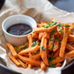 fries and dipping sauce